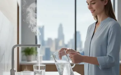 En İyi İçme Suyu Çözümü Ozonlu Reverse Osmosis İçme Suyu Cihazı Sıcak-Soğuk